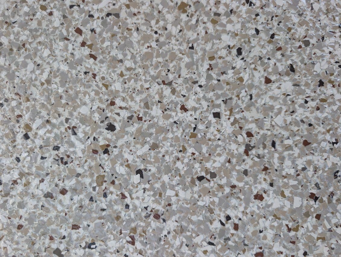 Gallery photos for Stunning Polyaspartic Flake Floor Transformation: Image #1