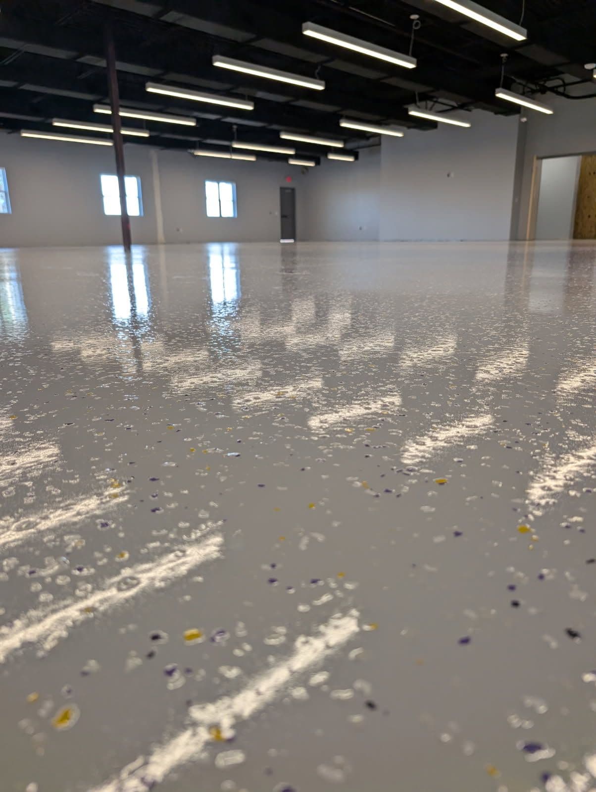Gallery photos for Custom Polyaspartic Floor Installation at Monteverde Academy: Image #3